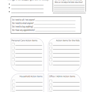 Daily Planner for Parents